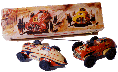 Zig-Zag Racer, tin litho wind-up toy, Germany